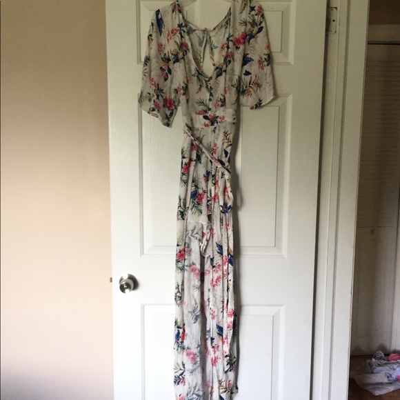 American Eagle Women’s M Floral Maxi Skirt Romper - Picture 5 of 7